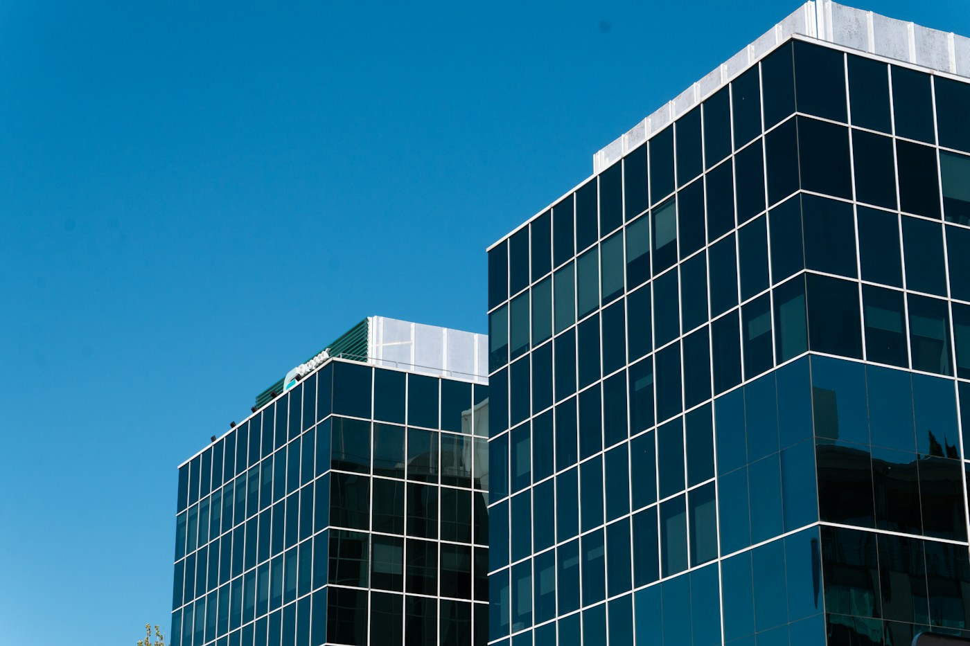 Modern glass-fronted office building